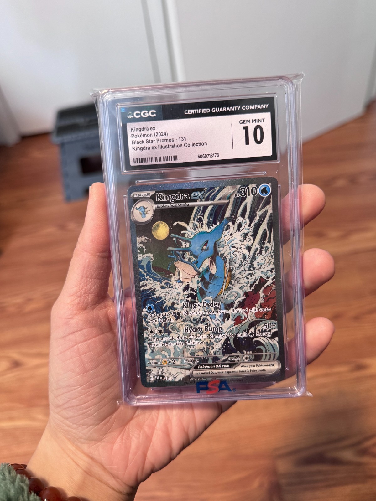CGC 10 Gem Mint Kingdra ex 131 Sv Scarlet & Violet Promo Cards Holo