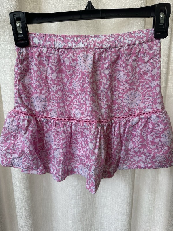Vineyard Vines Girls Floral Pink Skirt, Size XS
