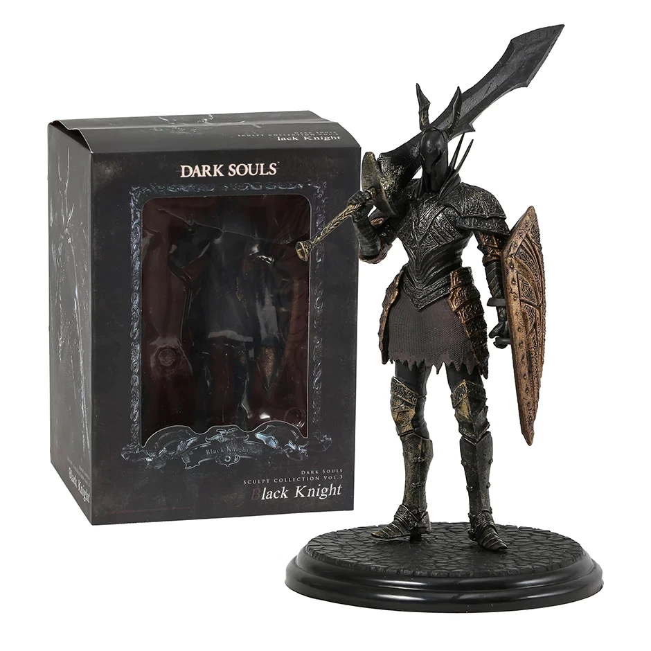 - MARKENLOS/GENERISCH - Figur Black Knight Videospiel Dark Souls Vol.3 Black Knight 22 cm Deko