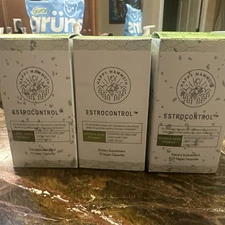 NEW Happy Mammoth Estrocontrol Dietary Supplement 72 Capsules Exp 11/2025