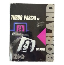Vintage Borland Turbo Pascal 4.0 IBM Version PSI2, PC, XT, AT, 1987 Textbook