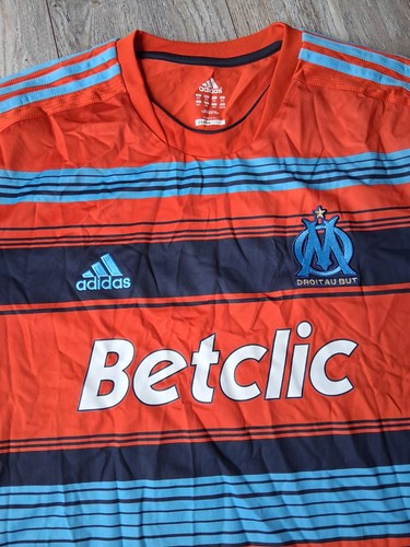 Camiseta Adidas Tercera Olympique de Marseille 2011-2012 Rara Talla 2XL Nunca Usada - Imagen 2 de 6
