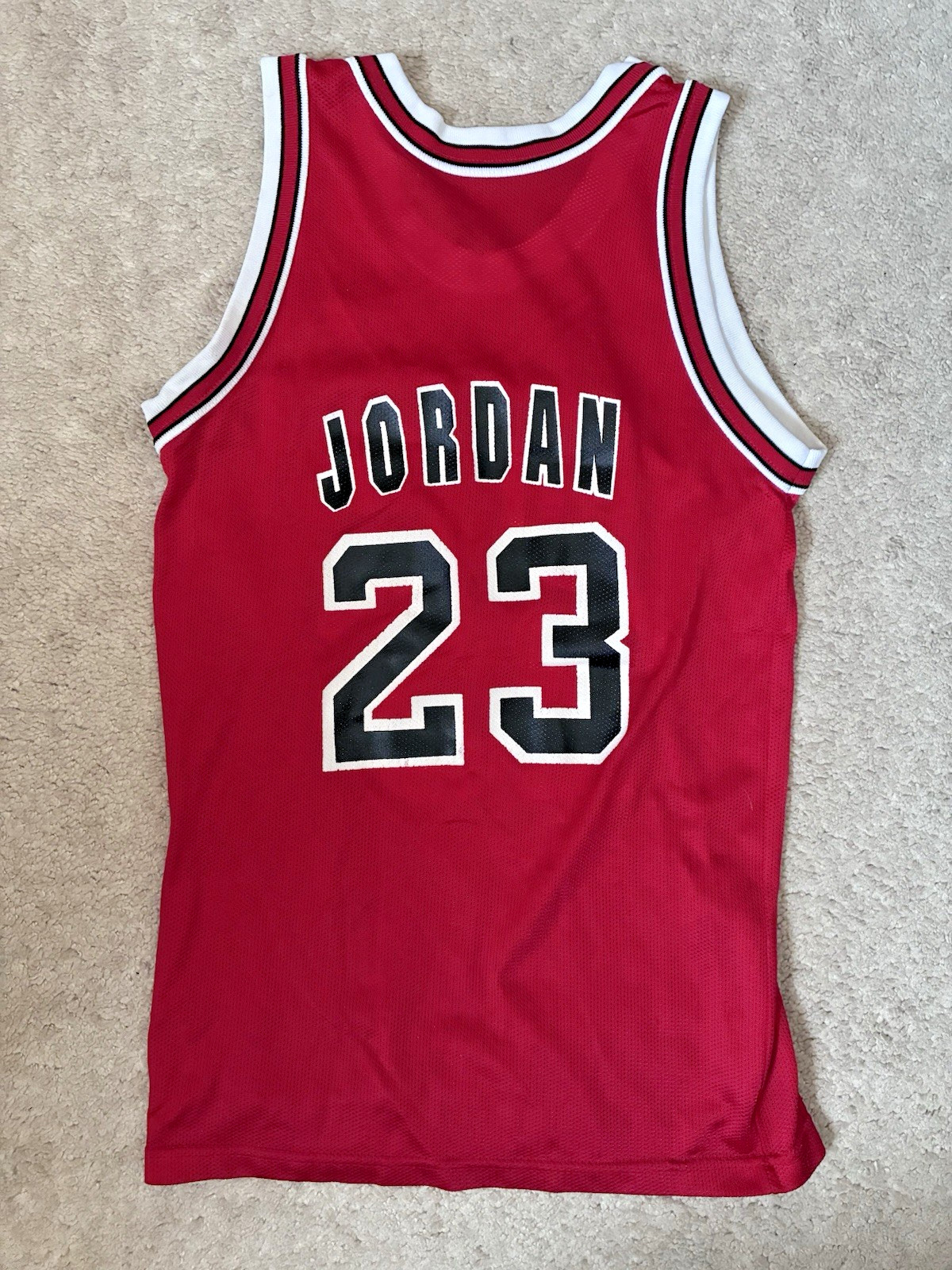 Vintage 90’s Chicago Bulls Michael AIR Jordan #23 Youth Jersey Size L (14-16) thumbnail 2