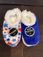NWT Snoozies Slippers Women Lot of 2, Stretch comfort with/grip soles sz S 5-6