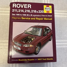 Rover 211/214/216/218 & 220, Petrol & Diesel Models - Haynes Manual No 3399