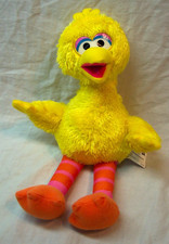 Sesame Street NICE SOFT BIG BIRD Hasbro 10" Plush STUFFED ANIMAL Toy 2013