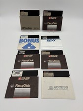 Vintage Floppy Disk W/Sleeve Used Lot Of 8 - Untested READ