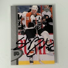 1996-97 Upper Deck Shjon Podein #308 Auto Autograph Signed Philadelphia Flyers