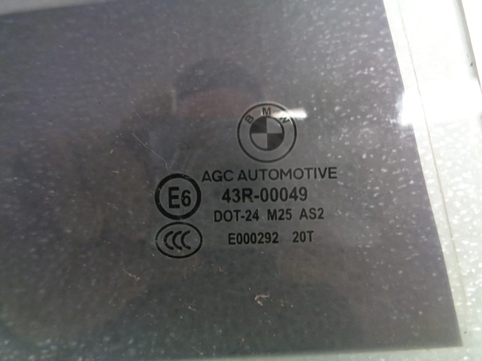 BMW 535i 2011-2016 eléctrico puerta trasera derecha pasajero ventana vidrio OEM AK251123 Foto 2 de 4