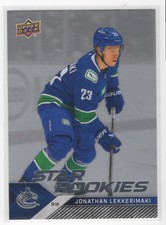 #22 Jonathan Lekkerimaki 2024-25 NHL Star Rookies RC Vancouver Canucks