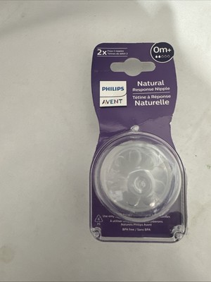 Philips Avent Natural Response Nipple Flow 3 1M+ Baby Bottle Nipples