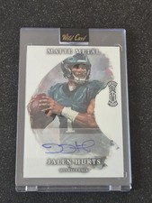 Jalen HURTS 2026 Wild Card Matte Metal TRUE 1/1 Artist Proof Auto EAGLES 🏈🔥