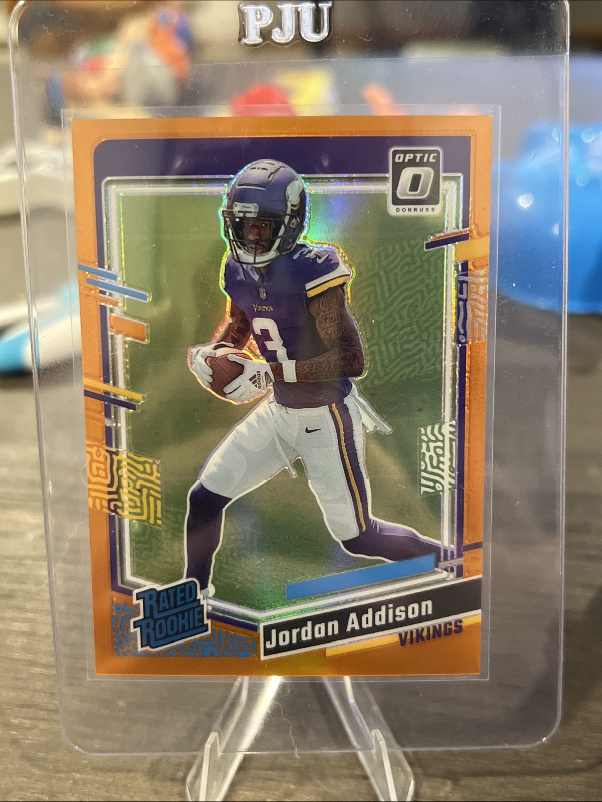 2023 Panini Donruss Optic Rated Rookie Orange Prizm /249 Jordan Addison #271