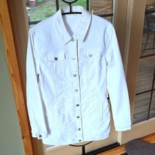 Tribal White Jean Classic Style Sz. S/P Jacket