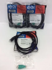3x NEW Tripp-Lite Cables P780-006 Kvm Switch Usb-PS2 Cable Kit For B040 B042 6FT