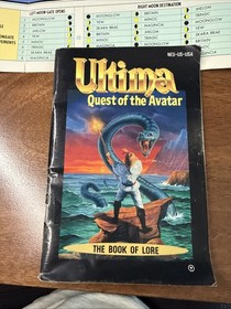 Ultima: Quest of the Avatar (NES, 1990) - MAP & Manual *AUTHENTIC