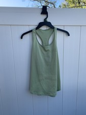 ADIDAS CLIMACOOL ADIZERO Womens Racer Back Tank Top Green Sz Small Medium