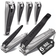 Nail Clippers Set 6 Pack Includes Toenail Clippers Fingernail Clipper and Finger