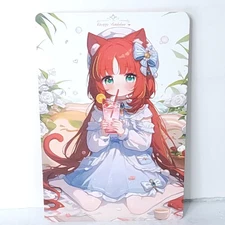 Himeko Chibi Baby Waifu Card Anime Girl Wall Art Oversized Board A5