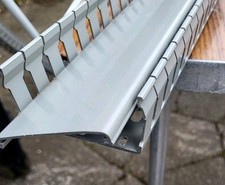 75mm X 37.5 mm 2 x 1 Metre Lengths BETADUCT Grey Open Slot Trunking Cable Tidy