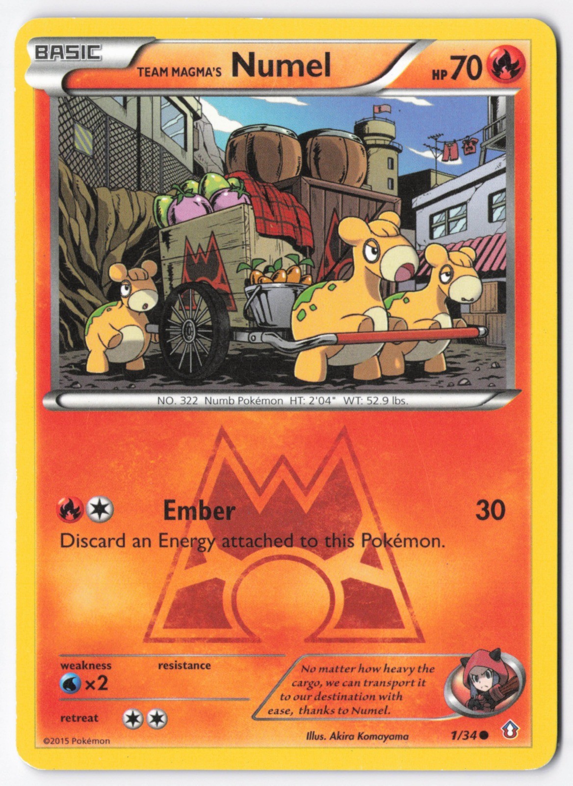 Team Magma's Numel Common Double Crisis 1/34 LP