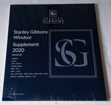 STANLEY GIBBONS WINDSOR GREAT BRITAIN 2020 STAMP ALBUM SUPPLEMENT, STILL SEALED