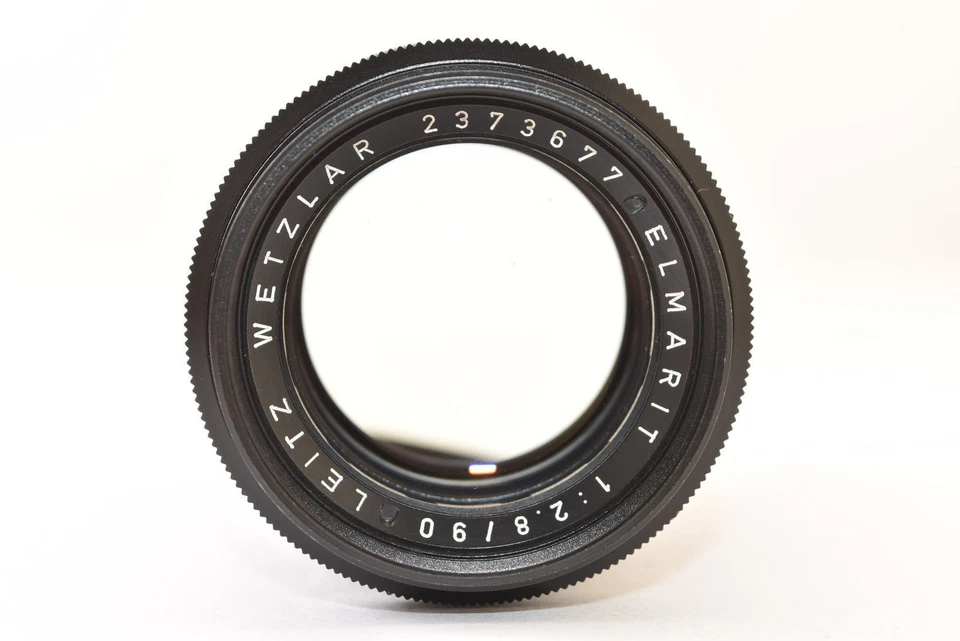 Lente de montaje Leica Elmarit 90 mm F2 8 M de Japón negra usada Foto 4 de 4