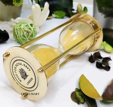Brass sand Timer Hour Glass Sand Clock Timer Antique Home Decoration Table decor