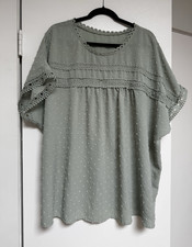 Women s Plus 4XL Dark Mint Green  Round Neck ...