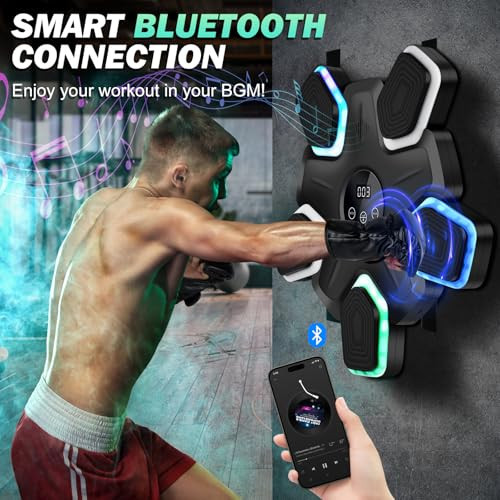 Music Boxing Machine Wall Mounted - Interactive Maquina de Boxeo Musical Pared - Picture 3 of 7