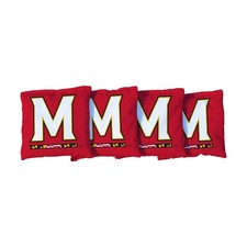 Cornhole Bags Maryland Terrapins Terps Red ACA Regulation Durable Set