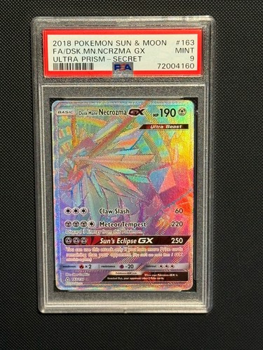 Dusk Mane Necrozma-GX graded PSA 9 for sale on eBay