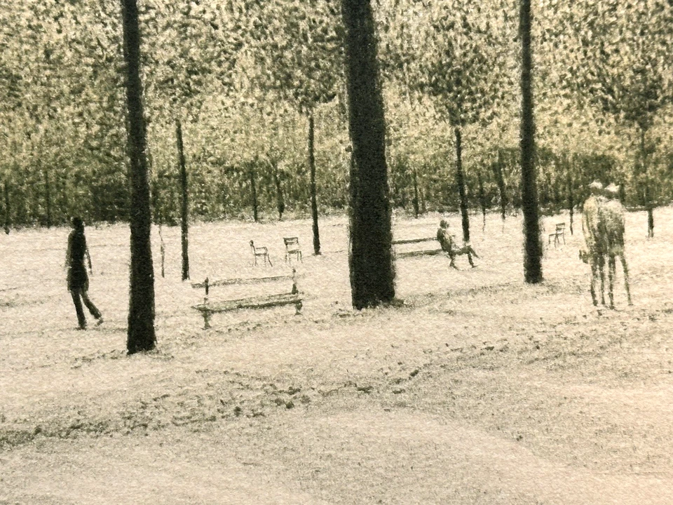 HAROLD ALTMAN (1924-2003) RARO Firmado PRUEBA DE ARTISTA "ENCUENTRO" Litografía IMPRESIÓN Foto 3 de 4