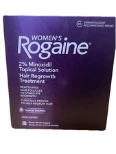 Rogaine Women Topical Solution Hair Treatment 2% Minoxidil Exp 2027
