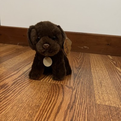 Aurora Miyoni Tots Chocolate Brown Plush Stuffed Dog Toy 8-inch-New With Tags