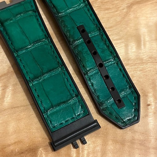 Genuine HUBLOT Big Bang Unico 45mm/44mm Strap Rubber Leather Belt #101 - Picture 3 of 4
