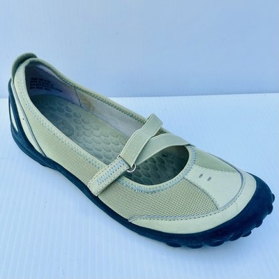 Privo 9.5 Mary Jane Sport Flats Light Green Privos By Clarks