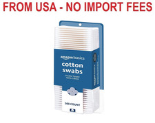 Amazon Basics Double-Tipped Cotton Swabs for Personal Hygiene and Baby Care, Cot