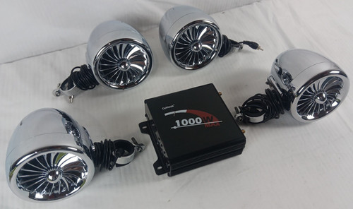 GOHAWK FOR HARLEY DAVIDSON TJ4-Q 4-CHANNEL AUDIO SYSTEM W/1000 WATT AMP MP253
