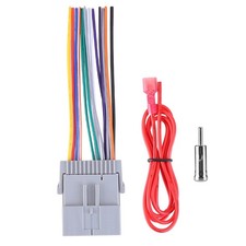 Car Stereo Radio Wiring w/ Antenna ABS Adapter Harness For Chevrolet GMC Buick