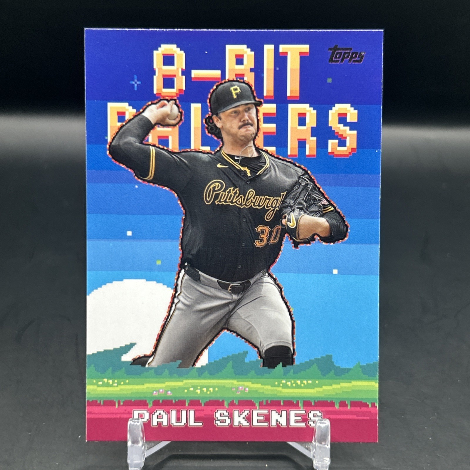 Paul Skenes 2025 Topps Series 1 8-Bit Ballers #8B-13 Pittsburgh Pirates Rookie Card