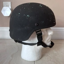 Armor Source AS-500 Ballistic Helmet Level IIIA Black Full Cut LARGE #2