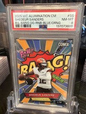 Wild Card Comix BAANG! Shedeur Sanders Rookie Serial Numbered Football Card 1/18