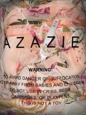 AZAZIE Norah Abstract Bouquet Floral A-Line V-Neck Chiffon Dress - Size 20