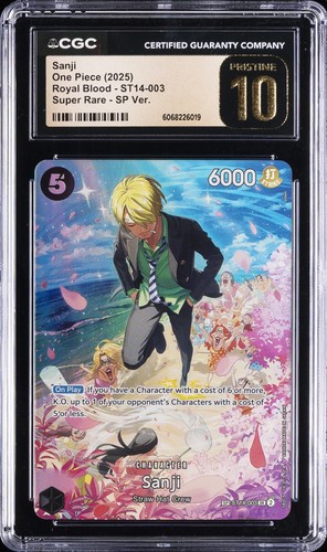 Sanji (SP Card) graded CGC 10 for sale on eBay