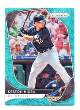 Keston Hiura 2020 Panini Prizm #2 Teal Wave Prizm