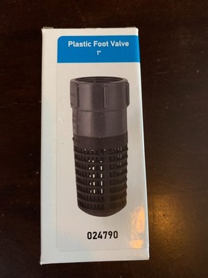 FOOT VALVE 1'' Plastic prevent debris from entering system Star Water 024790