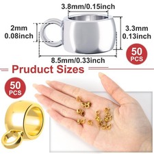 Las Mejores Ofertas En Tubo De Aleación De Metal Cuentas Para Hacer Joyas | EBay