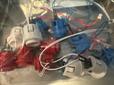Original Arcade 1Up Buttons (12 Pieces) Taken From Street Fighter Big Blue Clot