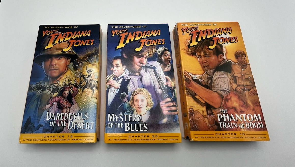 The Adventures of Young Indiana Jones VHS Video Tapes Lot Of 3